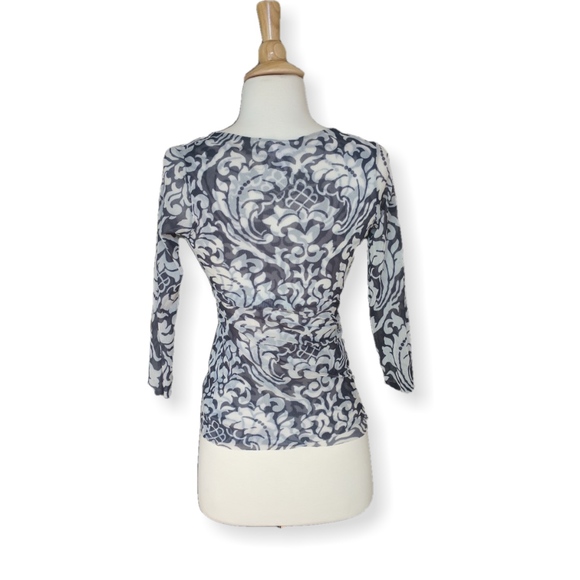 Anthro faux wrap top w asymmetrical hem - Picture 4 of 5